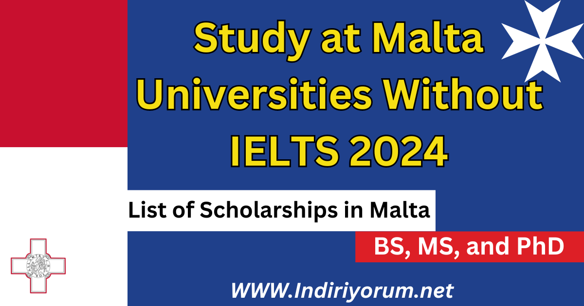 Study at Malta Universities Without IELTS