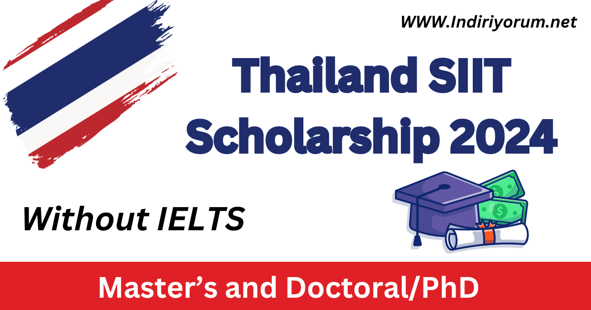 Thailand SIIT Scholarship 2024
